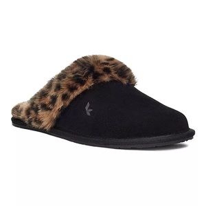 Koolaburra by Ugg Fur Leopard Slipper  women’s size 10